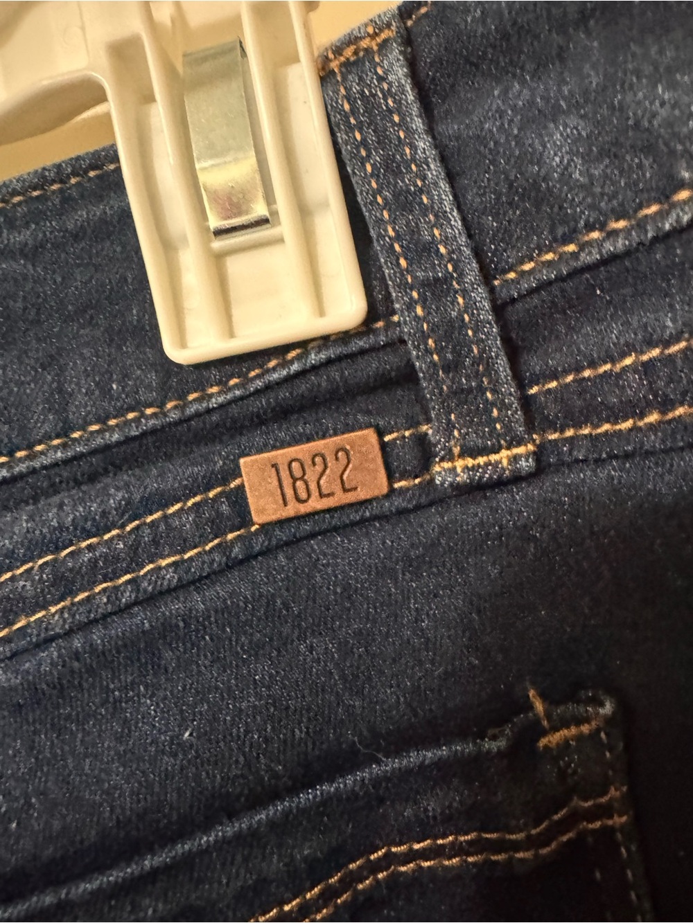 NWOT 1822 Denim Women’s Dark Blue Skinny Jeans - Picture 5 of 7